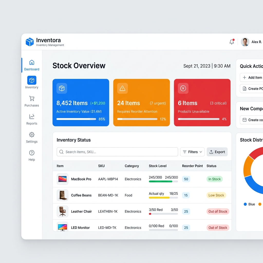 Inventory Dashboard